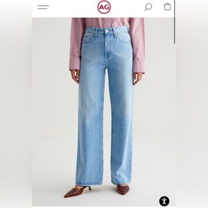 AG Adriano Goldschmied Light Blue Women Jeans